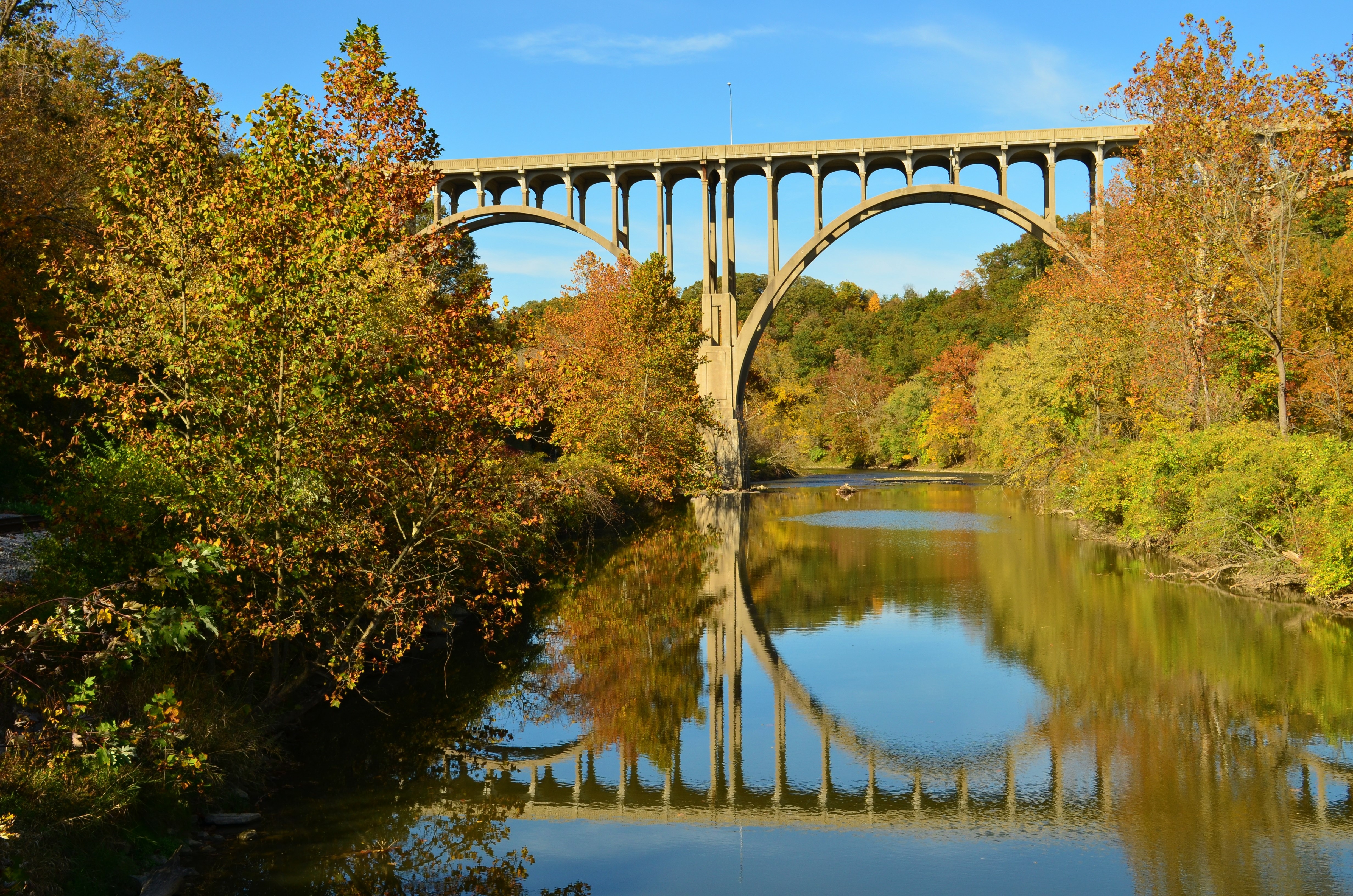 Beautiful Bridge in Cuyahoga Valley National Park, Cleveland, OH.