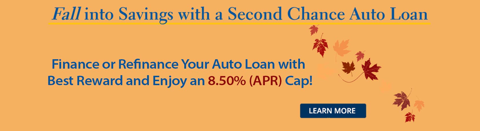 Second Chance Auto Loan with 8.50% (ARP) Cap